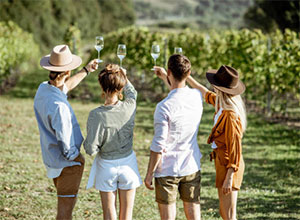 Cheers in the Vines